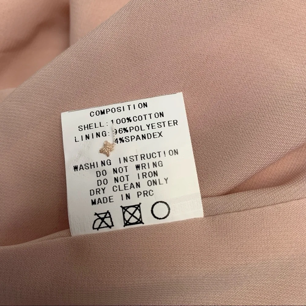 Revolve Dress Womens Extra Small Powder Pink Romantic Feminine Cold Shoulder Y2K - Picture 12 of 12